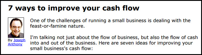 7 Ways to Improve Your Cash Flow