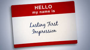First Impression Name Tag