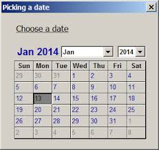 Inserting and Using the Calendar Control Object