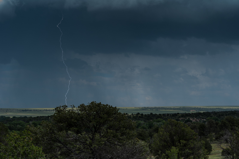 Lightning in the Mora River Valley, NM