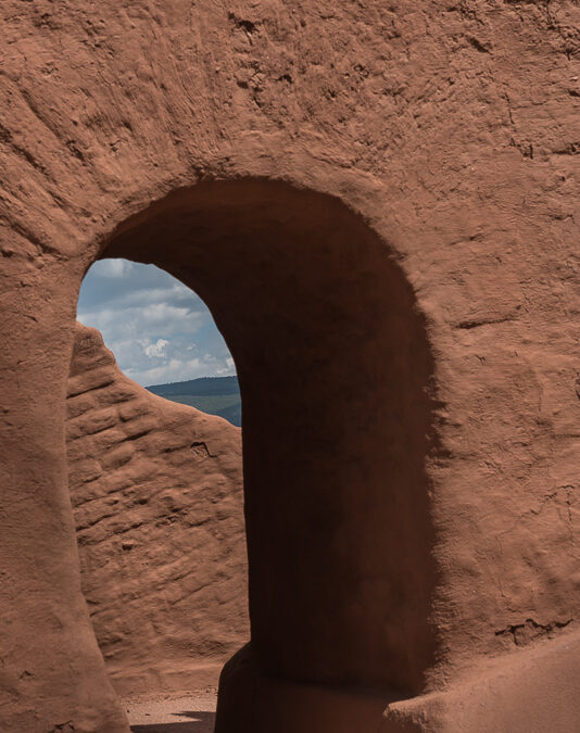 Pecos NM Ruins, 17th Century Church