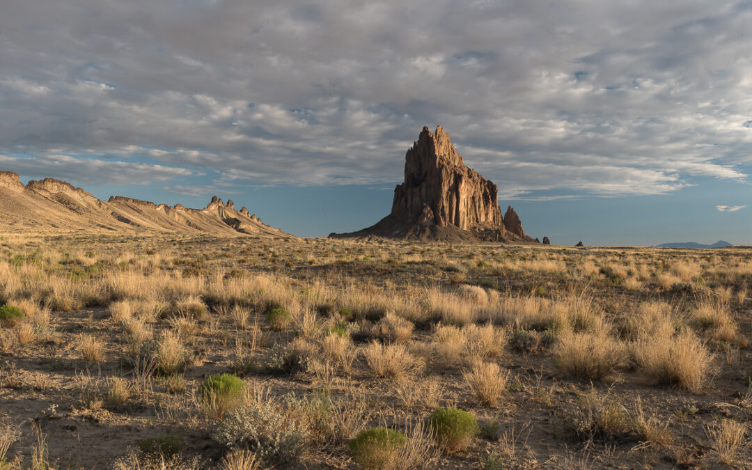 Shiprock, NM at an August Sunrise